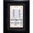Derek Jeter All Time Yankees Hit Leader 14x20 Framed Replica Line Up Card