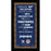 New York Yankees Subway Sign w Game Used Dirt -Small Version Framed 7331 Style (Brick Background)