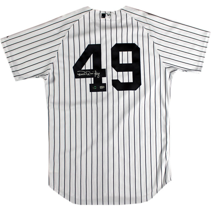 Ron Guidry Authentic Yankees Pinstripe Jersey (Signed on Back) (MLB Auth)