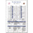 Yankees 91109 Replica Line Up Card- Jeter All Time Hit Leader Game -11X17