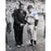 Yogi Berra Signed 8x10 Photo w Babe Ruth