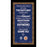 Tampa Bay Rays Subway Sign 9.5x19 Frame w auth Dirt from Tropicana Field