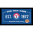 Texas Rangers Man Cave Sign 6x12 Framed Photo With Authentic Game-Used Dirt Capsule (MLB Auth)