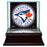 Toronto Blue Jays Glass Single Baseball Case with Team Logo Background