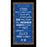 Toronto Blue Jays Subway Sign Wall Art 9.5x19 Frame w Authentic Dirt from the Rogers Centre