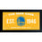 Golden State Warriors Man Cave Sign 6x12 Framed Photo