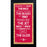 Houston Rockets Subway Sign 6x12 Framed