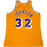 Magic Johnson Signed 1984-85 Los Angeles Lakers Authentic Gold Authentic Jersey