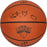 Patrick Ewing Signed Knicks Logo Basketball
