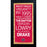 Toronto Raptors Subway Sign 6x12 Framed Photo