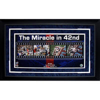 Giants FRAMED Super Bowl XLII Miracle in the 42nd Filmstrip 12x23 Photo