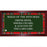 Rules of the 19th Hole Framed 9.5x19 Sign W Tartan Plaid Boarder