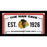 Chicago Blackhawks Man Cave Sign 6x12 Framed Photo