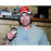 Martin Brodeur Pose With 552nd Puck 16X20 Photo