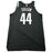 Tyler Zeller Brooklyn Nets Game Used #44 Black Jersey (10/25/2017 @ Cleveland) (BKNE00697) (XL)