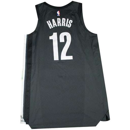 Joe Harris Brooklyn Nets Game Used #12 Grey Statement 
Jersey (3/16/18 @ Philadelphia 76ers)(BKNE00993)(50)