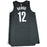 Joe Harris Brooklyn Nets Game Used #12 Grey Statement 
Jersey (3/16/18 @ Philadelphia 76ers)(BKNE00993)(50)