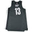 Quincy Acy Brooklyn Nets Game Used #13 Grey Statement 
Jersey (3/16/18 @ Philadelphia 76ers)(BKNE00994)(50)