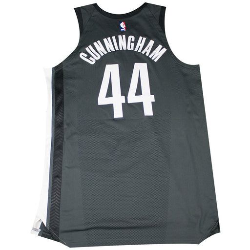 Dante Cunningham Brooklyn Nets Game Used #44 Grey Statement 
Jersey (3/16/18 @ Philadelphia 76ers)(BKNE00986)(52)