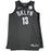 Quincy Acy Brooklyn Nets Game Used #13 Statement Grey Jersey (4/3/18 @ Philadelphia 76ers)(BKNE01029)(50)
