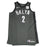 Nik Stauskas Brooklyn Nets Game Used #2 Statement Grey Jersey (4/7/18 @ Chicago Bulls)(BKNE00910)(48)