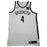 Jahlil Okafor Brooklyn Nets Game Used #4 White Jersey (1/30/2018 @ New York Knicks)(BKNE00272)(50)