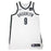 DeMarre Carroll Brooklyn Nets Game Used #9 White Jersey (3/23/18 @ Toronto Raptors)(BKNE00312)(48)