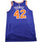 Lance Thomas New York Knicks Game Used #42  Blue Jersey (12/18/17 @ Charlotte Hornets)(52)(NYKE00619)