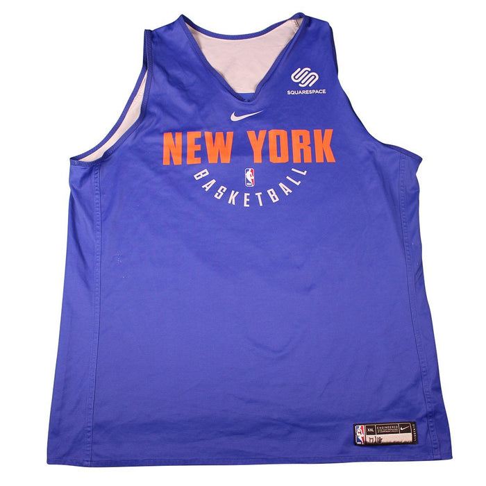 Luke Kornet New York Knicks Game Used #2 Reversible Practice Jersey (XXL)