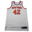Lance Thomas New York Knicks Game Used #42 White Jersey (12/6/17 vs. Memphis Grizzlies)(NYKE00193)(52)