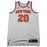 Doug McDermott New York Knicks Game Used #20 White Jersey (12/9/17 @ Chicago Bulls)(NYKE00149)(50)