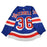 Mats Zuccarello New York Rangers 2017-2018 Game Used #36 Set 2  Blue Jersey w/ 100th Anniversary Patch (removed) worn 11/24/17-2/18/18) (With Assistant captain A) Size 52