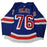 Brady Skjei # 76 New York Rangers 2017-2018 Game Used  Set 3  Blue Jersey (2/23/18-3/26/18)