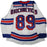 Pavel Buchnevich # 89 New York Rangers 2017-2018 Game Used  Set 3  White Jersey (2/22/18-4/7/18)