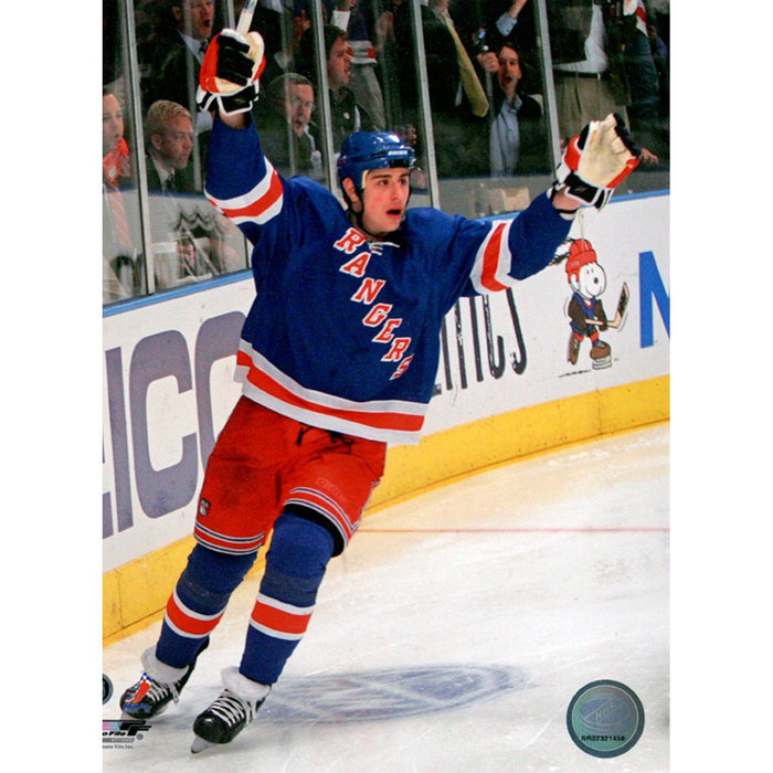 Brandon Dubinsky MSG Goal Celebration 8x10 Photo
