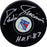 Eddie Giacomin New York Rangers Autograph Puck w HOF 87 Insc.