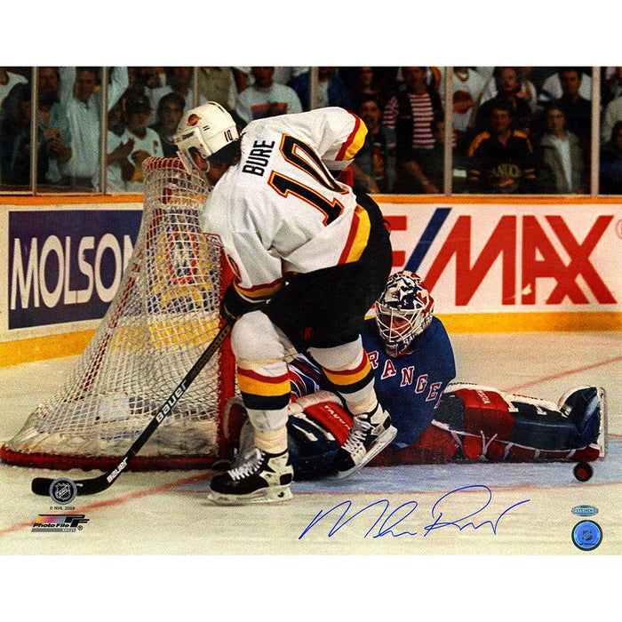 Mike Richter Penalty Shot vs. Pavel Bure Horizontal 16x20 Photograph