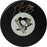 Marc-Andre Fleury Signed Pittsburgh Penguins Puck Signed in Gold (Frozen Pond)
