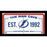 Tampa Bay Lightning Man Cave Sign 10x20 Framed Photo