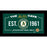 Oakland Athletics 10x20 Kids Cave Sign w Game Used Dirt from O.co Coliseum