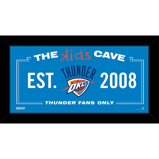 Oklahoma City Thunder 6x12 Kids Cave Sign