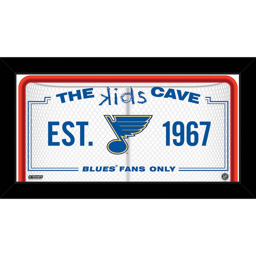 St. Louis Blues 6x12 Kids Cave Sign