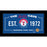 Texas Rangers 10x20 Kids Cave Sign w Game Used Dirt from Rangers Ballpark in Arlington