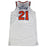 Damyean Dotson # 21 New York Knicks Game Used 2018 White Association Jersey (Worn 10/20/18 vs. Celtics) (Size 48)
