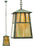 10 Inch Sq Stillwater Double Bar Mission Elongated Ceiling Pendant