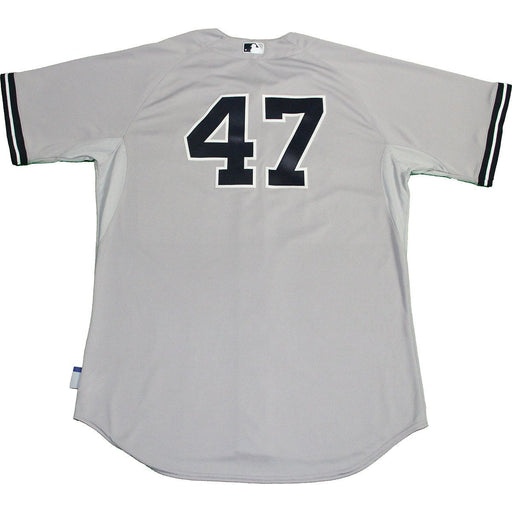 Ivan Nova Jersey - NY Yankees 2015 Game Used #47 Grey Cool Base Jersey (8/14/2015)(HZ830390)(0000005519)(Size 50)