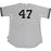 Ivan Nova Jersey - NY Yankees 2015 Game Used #47 Grey Cool Base Jersey (8/14/2015)(HZ830390)(0000005519)(Size 50)