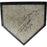 Alex Rodriguez Signed New York Yankees Game Used Home Plate (Main Field) (8/12/2016) w/ Final Game  8/12/2016 Insc.