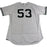 Joe Espada New York Yankees 2017 Opening Day Game Used #53 Road Jersey (4/2/2017)(JB925991)(46)