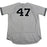 Jordan Montgomery New York Yankees 2017 Game Used #47 Grey Jersey (6/15/2017)(JB971493)(48)